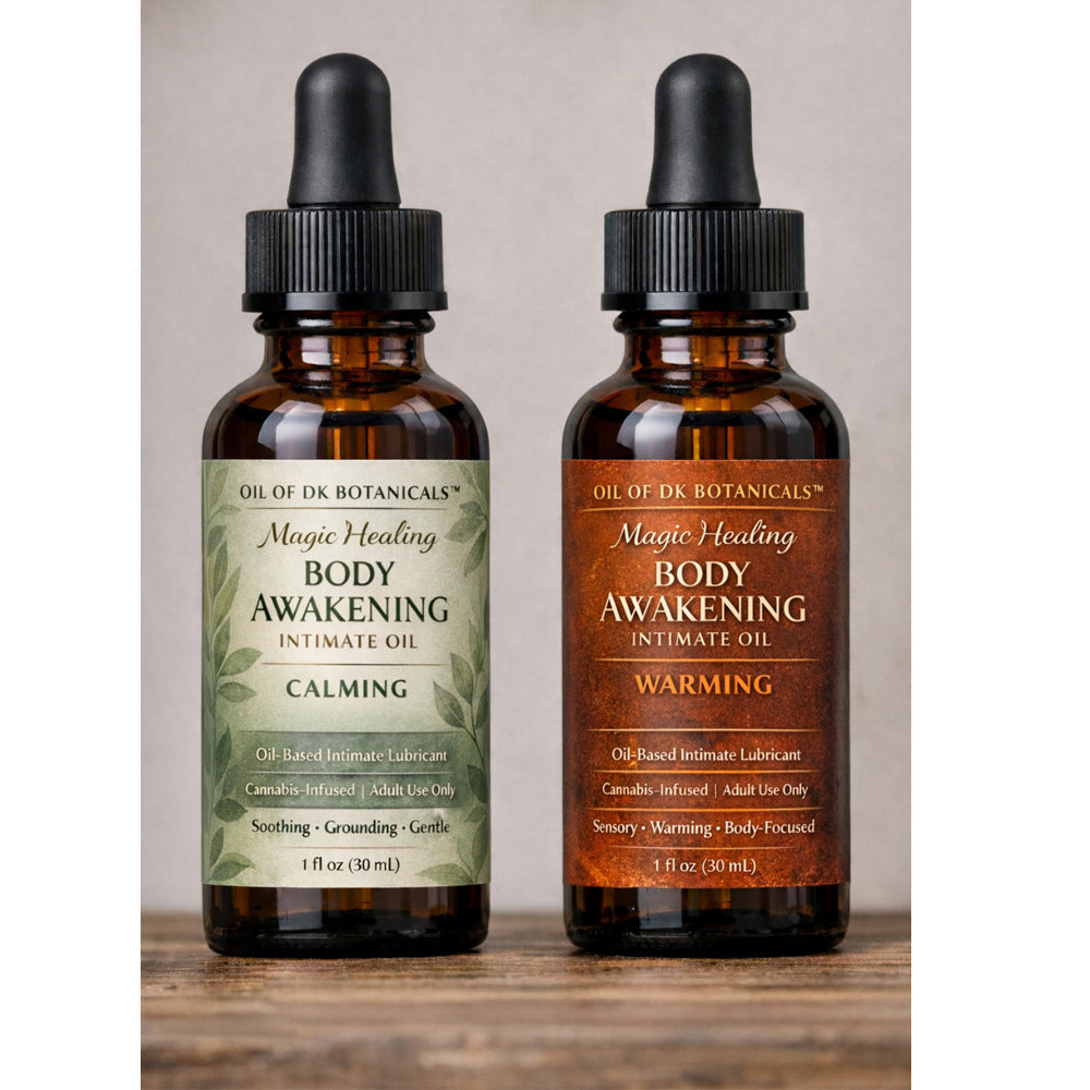 Magic Healing Body Awakening Intimate Oil — Duo Kit (Warming + Calming)